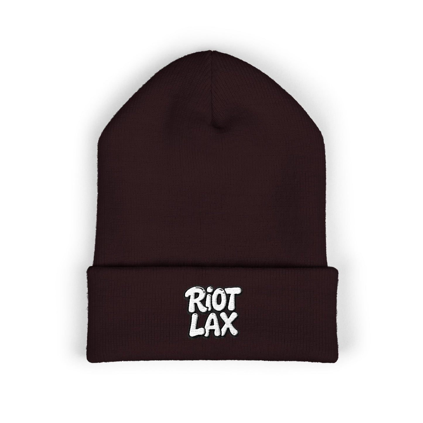 Beanie Hat Embroidered with RIOT LAX