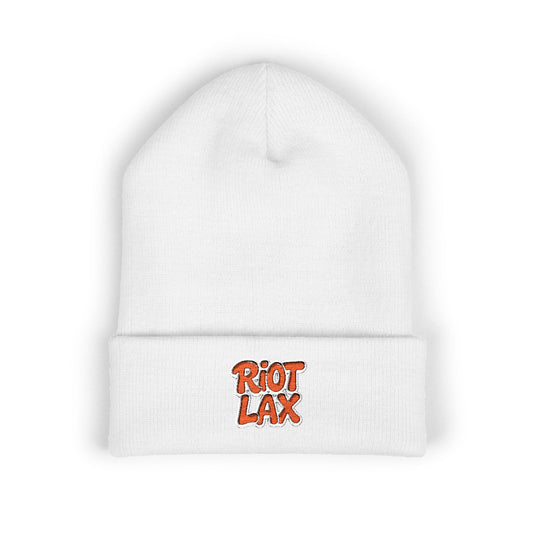 Riot Lax Embroidered Cuffed Beanie