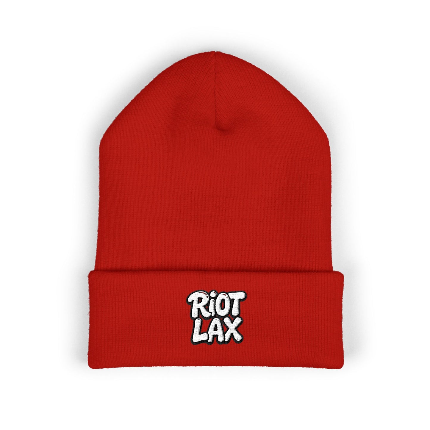 Beanie Hat Embroidered with RIOT LAX