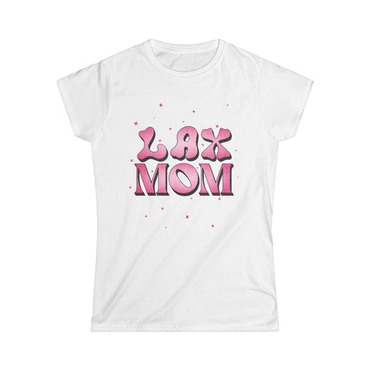 LAX Mom Tee, Perfect Gift for Sports Moms, Soft Comfortable Women's Shirt, Casual Wear, Team Spirit Apparel