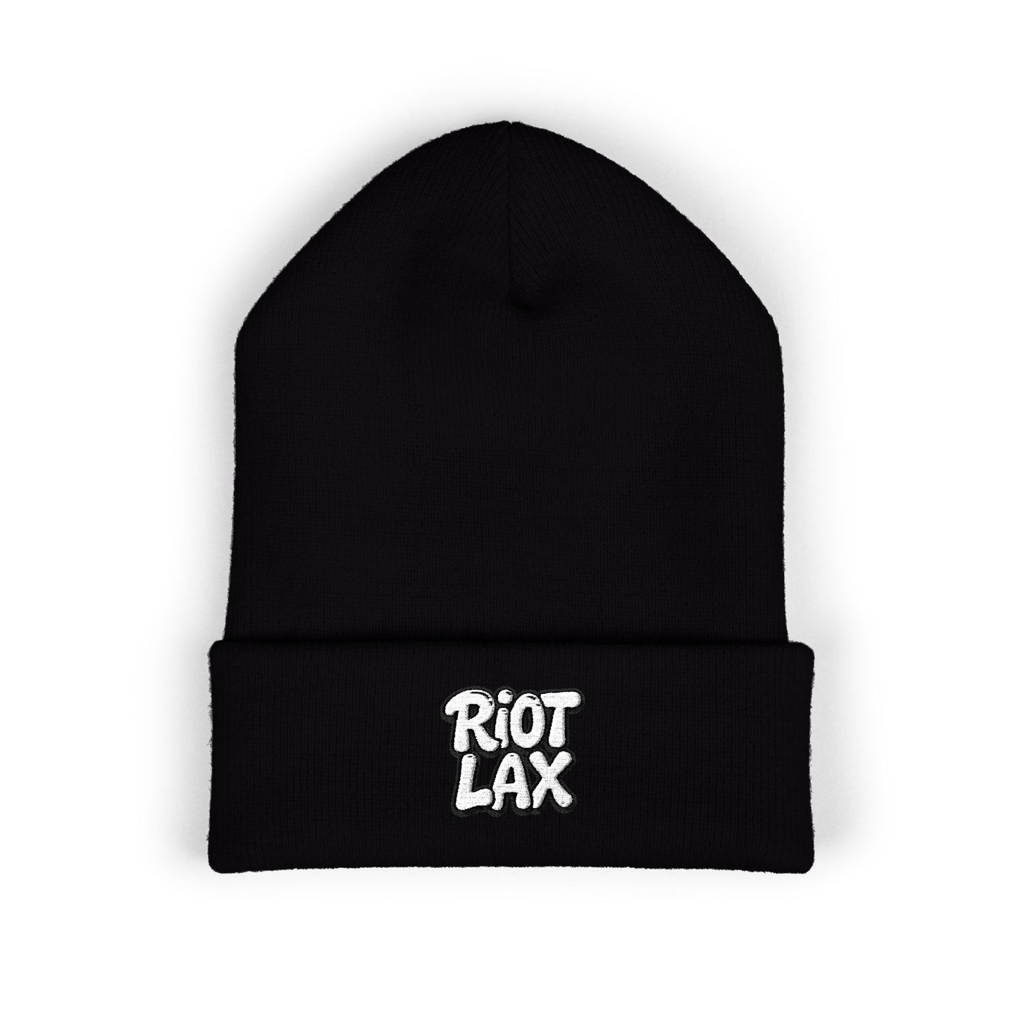 Beanie Hat Embroidered with RIOT LAX
