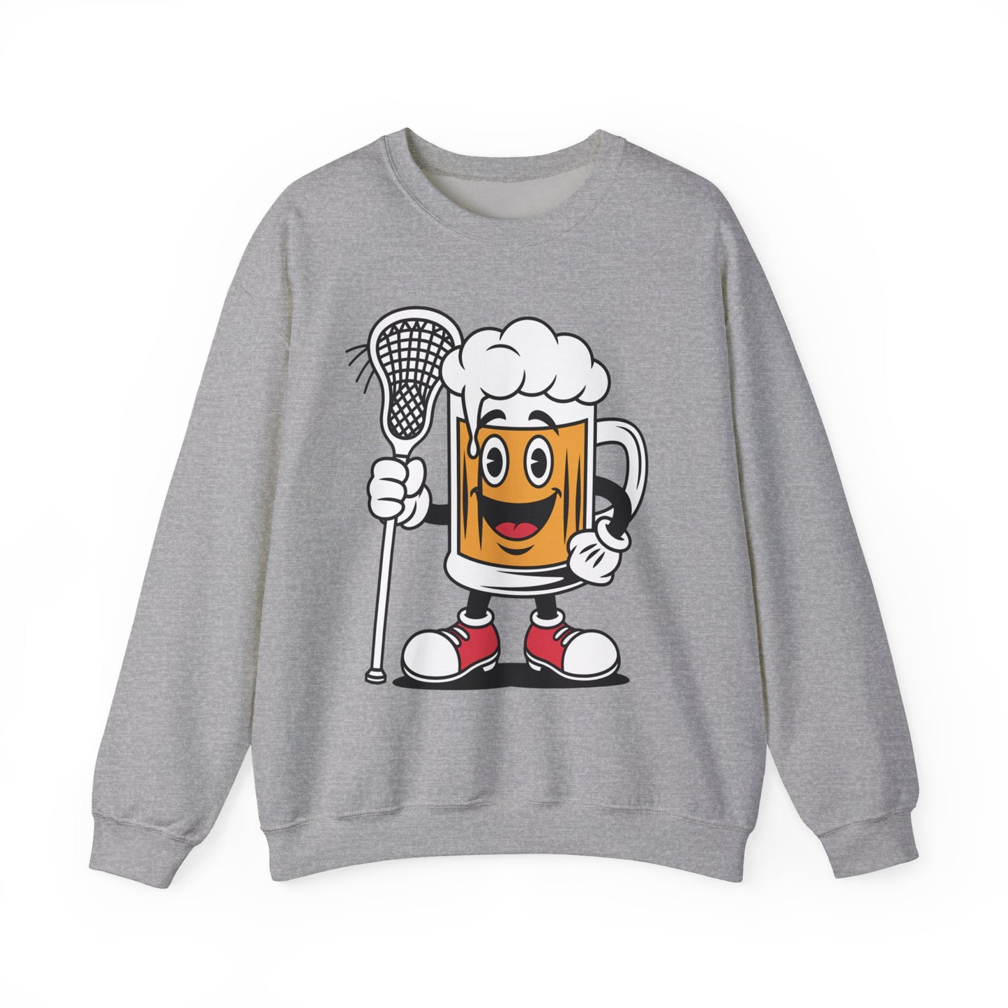 Lax Bro Crewneck Sweatshirt - Chugsy McCradle Design