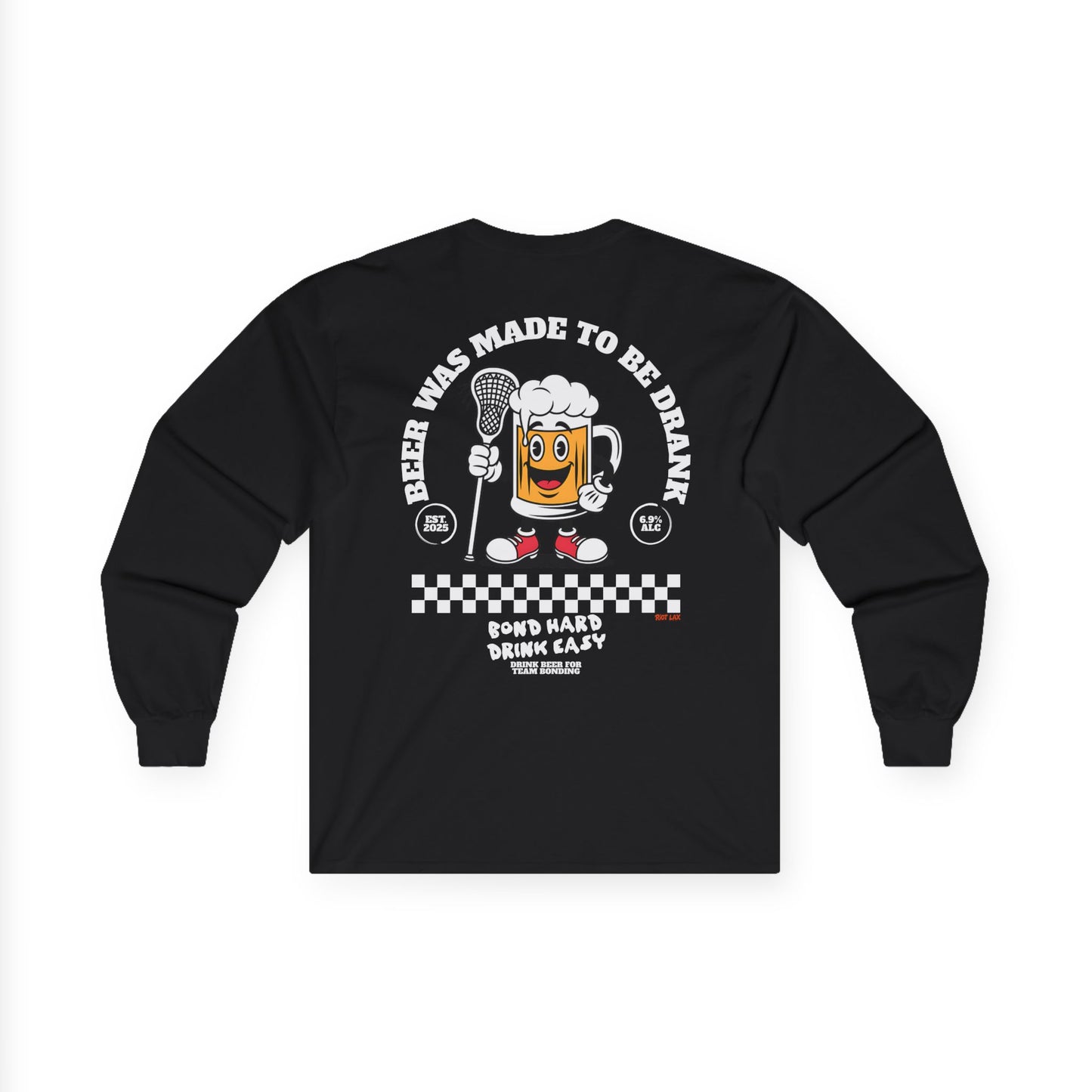 Beer Was Made To Be Drank Long Sleeve Tee — Team Bonding Beer Shirt