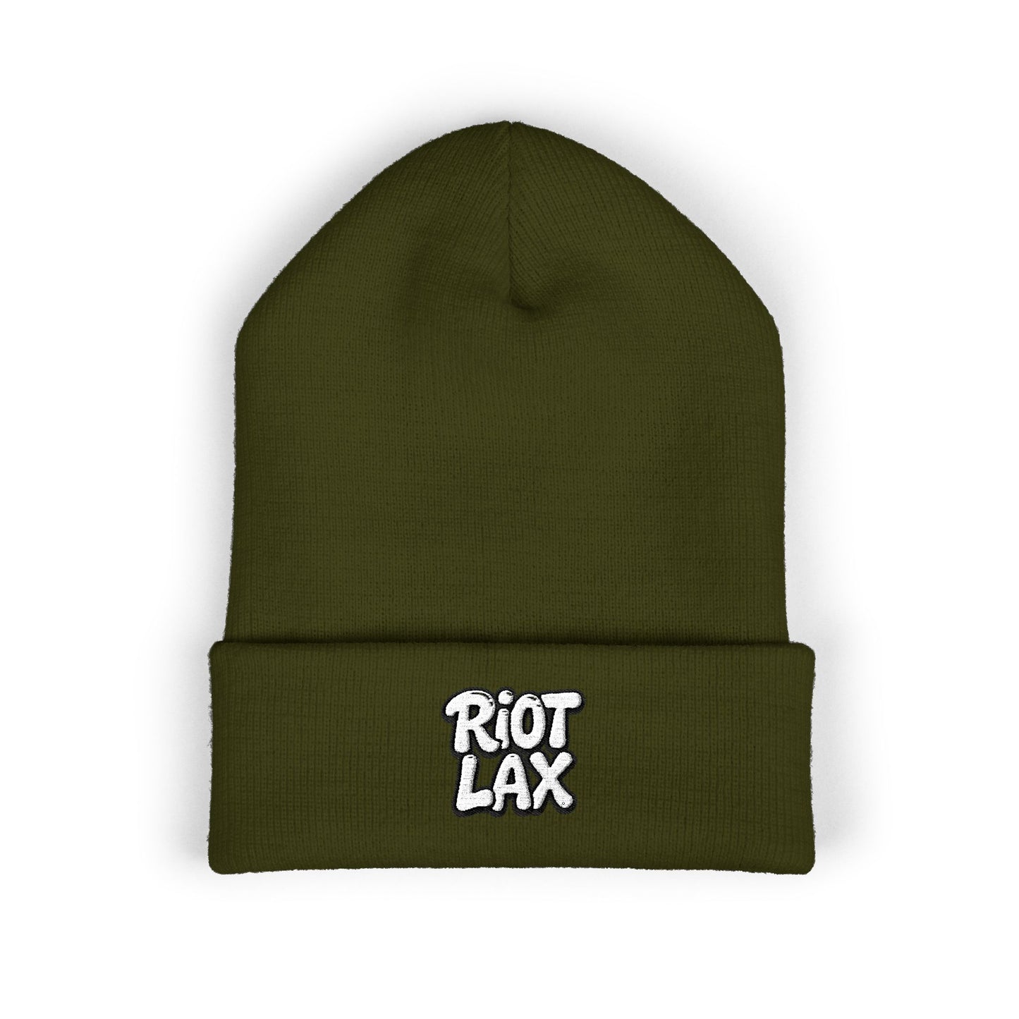 Beanie Hat Embroidered with RIOT LAX