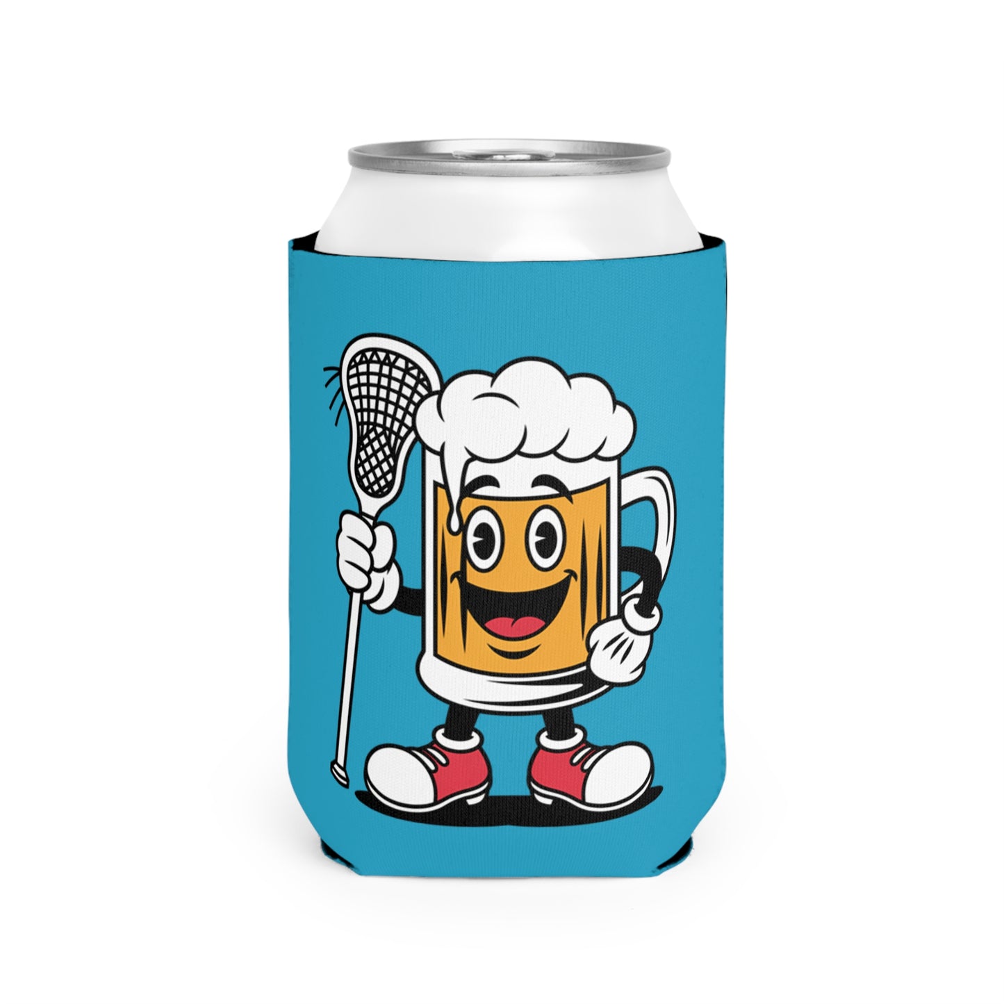 Riot Lax Lacrosse Beer Can Cooler Sleeve