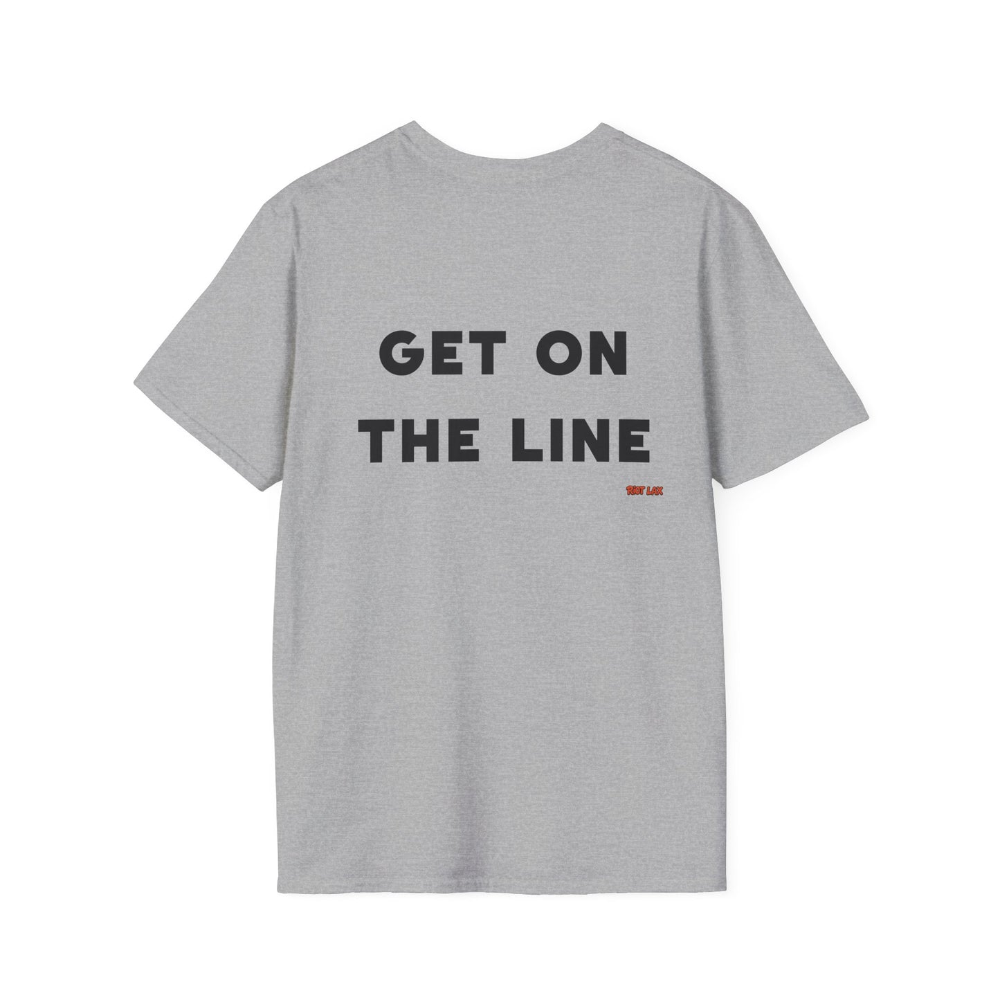 Funny 'Get On The Line' Lacrosse T-Shirt