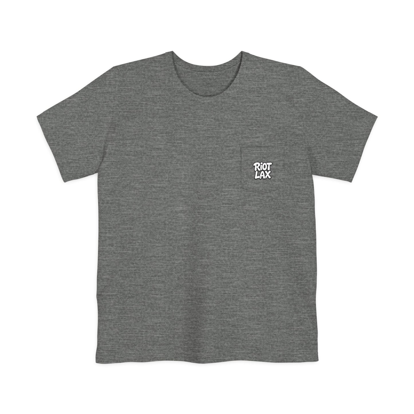 Lacrosse Back Graphic Pocket T-Shirt — Fun Team-Style Design