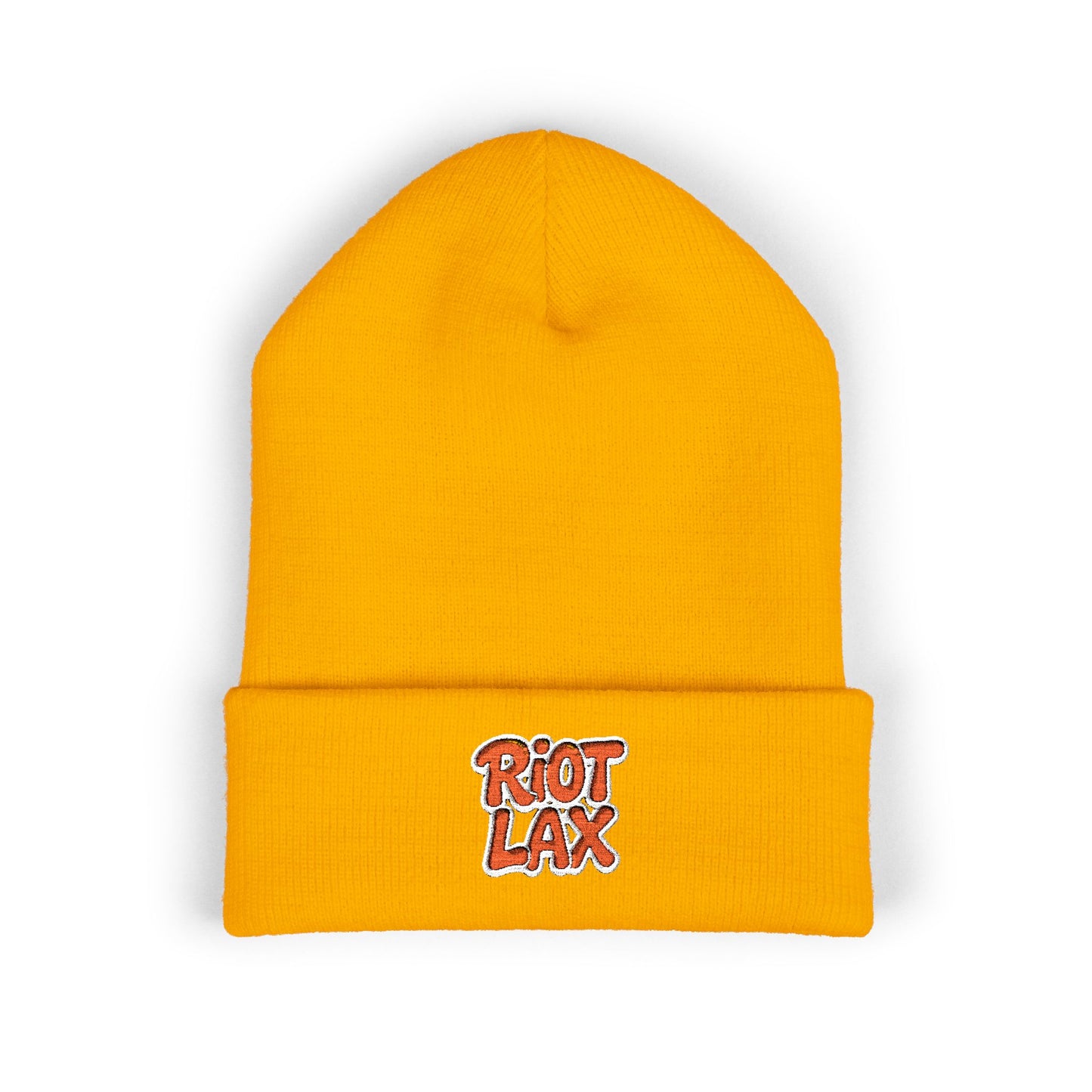Riot Lax Embroidered Cuffed Beanie