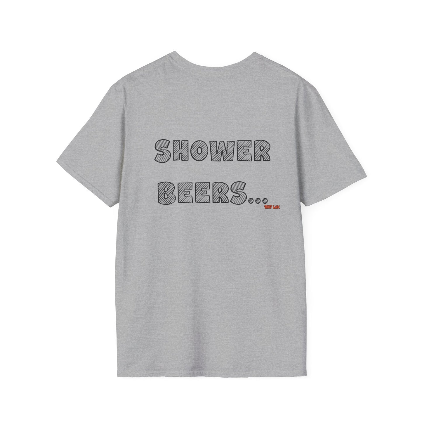 Shower Beers Graphic T-Shirt — Riot Lax Funny Retro Tee