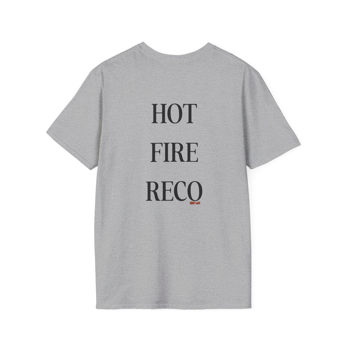 Lacrosse Defense Terms T-Shirt — 'Hot, Fire, Reco' Classic Defense Tee