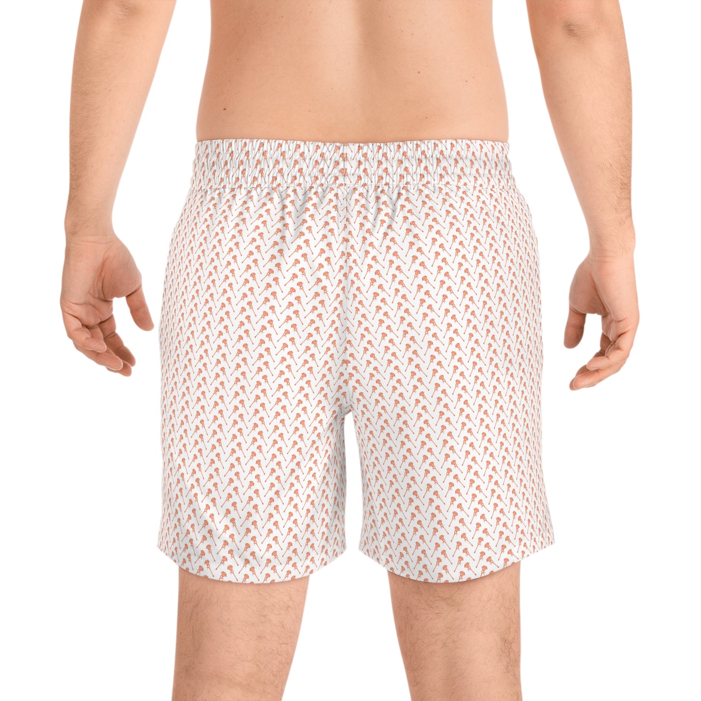 Men's LAX Swim Shorts - Stylish Beachwear, Summer Swim Trunks, Lacrosse Gifts, Perfect for Vacations, Trendy Swimwear
