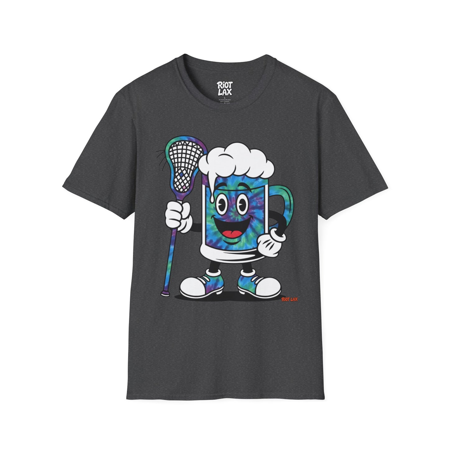 Tie Dye Me— Retro Cartoon Brew Mascot Tee