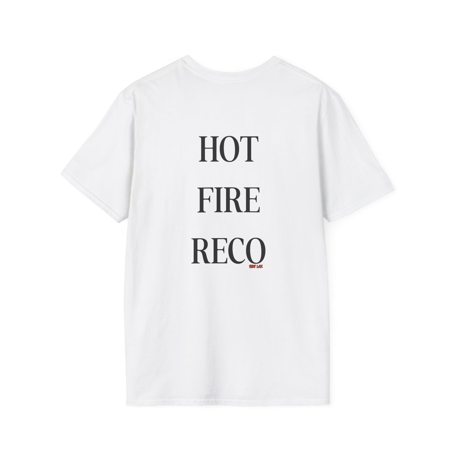 Lacrosse Defense Terms T-Shirt — 'Hot, Fire, Reco' Classic Defense Tee