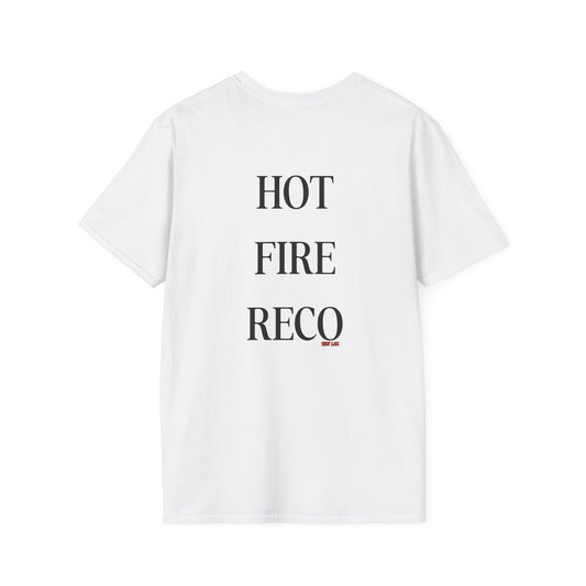 Lacrosse Defense Terms T-Shirt — 'Hot, Fire, Reco' Classic Defense Tee
