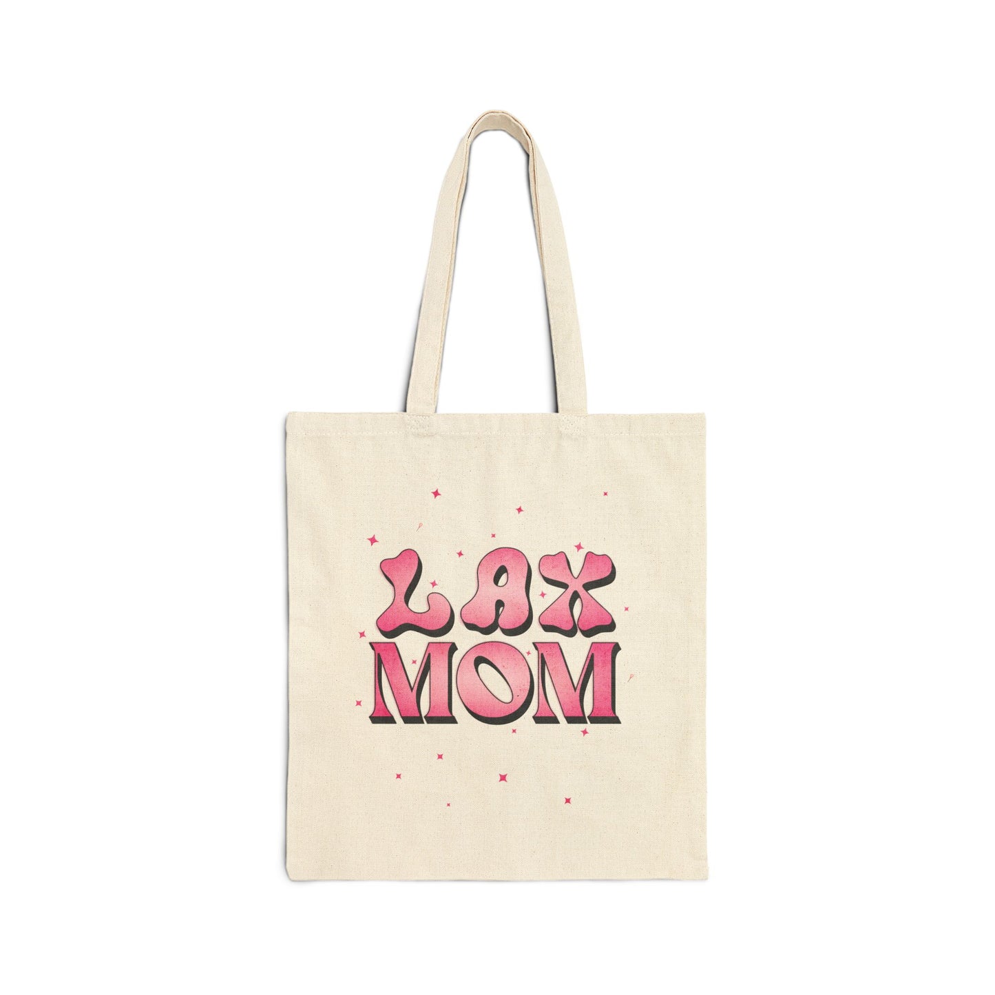 LAX MOM Cotton Canvas Tote Bag
