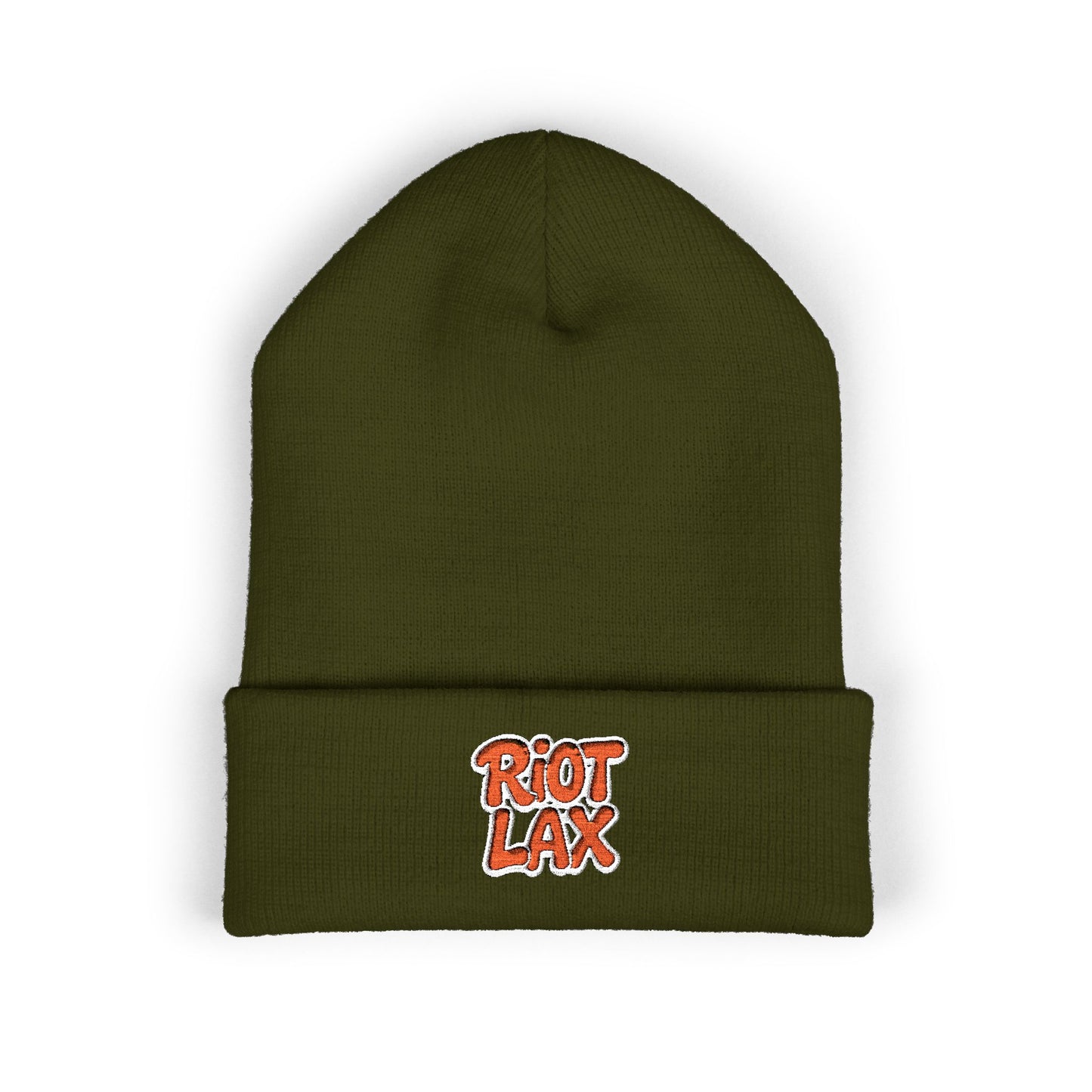 Riot Lax Embroidered Cuffed Beanie