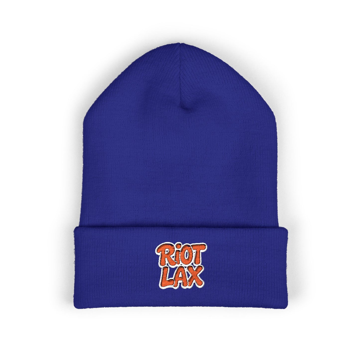 Riot Lax Embroidered Cuffed Beanie