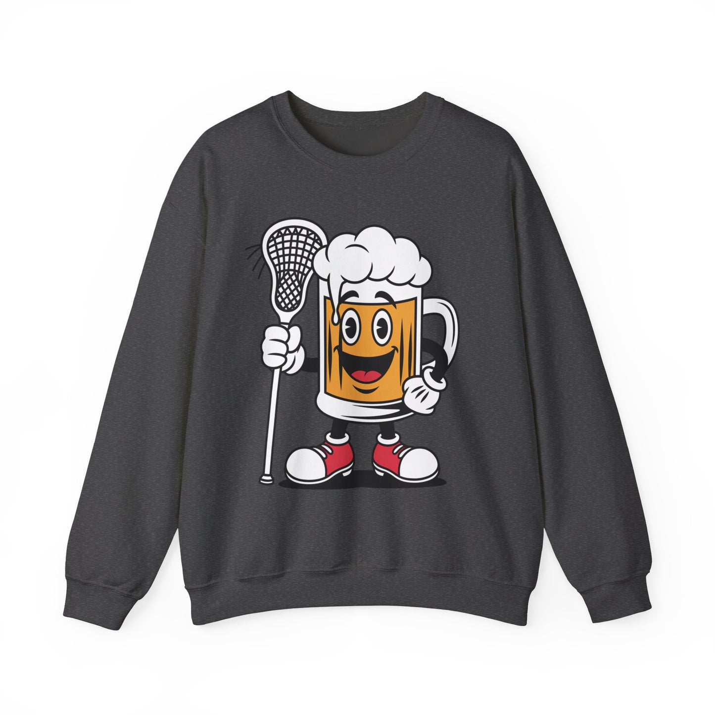 Lax Bro Crewneck Sweatshirt - Chugsy McCradle Design