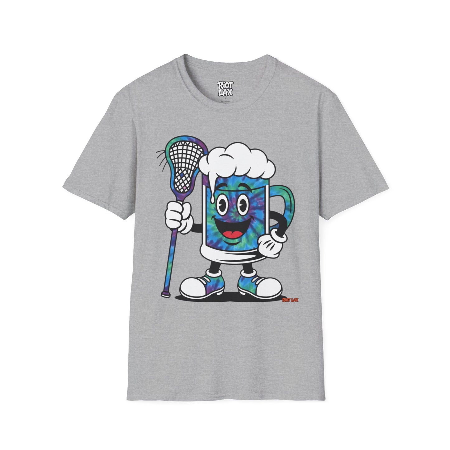 Tie Dye Me— Retro Cartoon Brew Mascot Tee