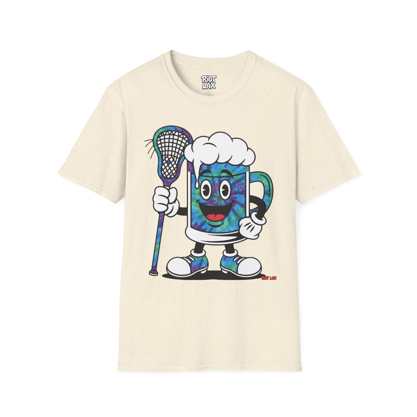 Tie Dye Me— Retro Cartoon Brew Mascot Tee