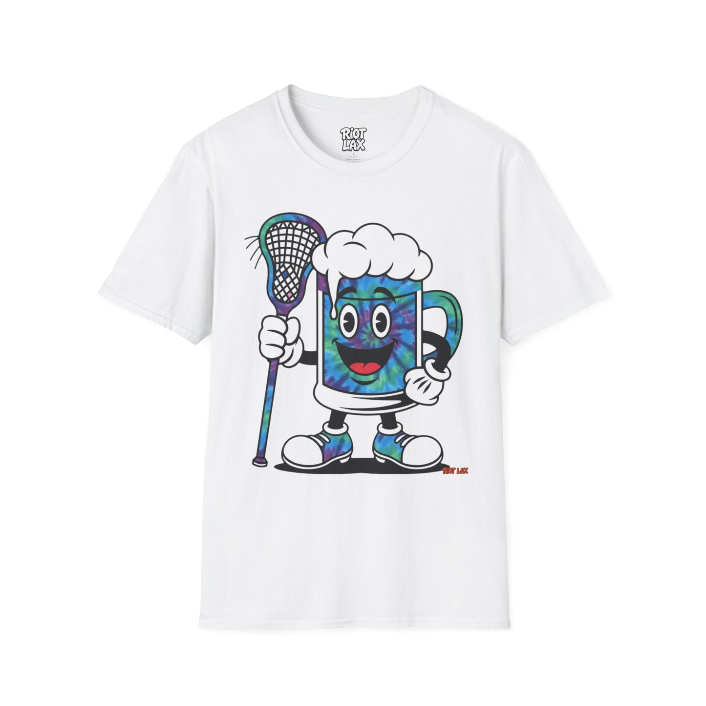 Tie Dye Me— Retro Cartoon Brew Mascot Tee