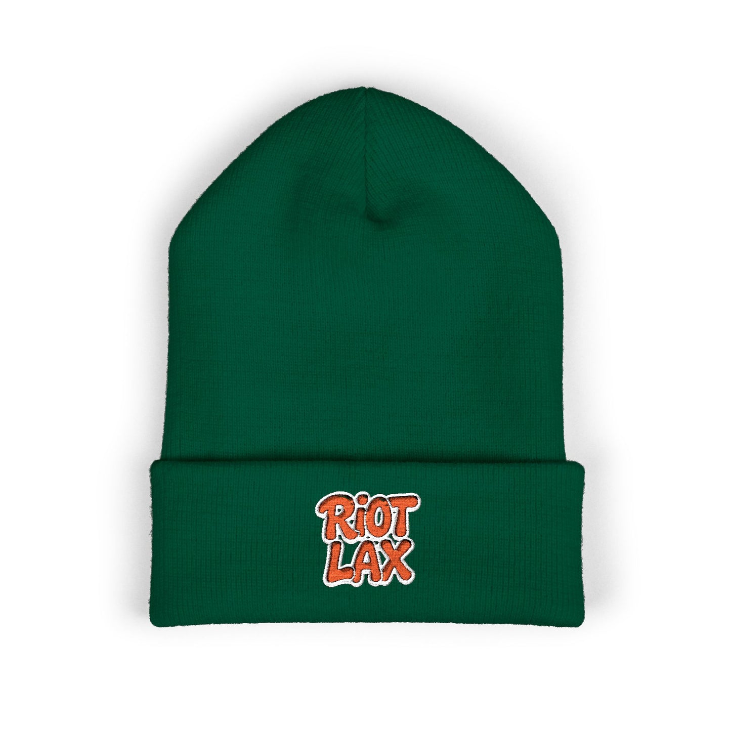 Riot Lax Embroidered Cuffed Beanie