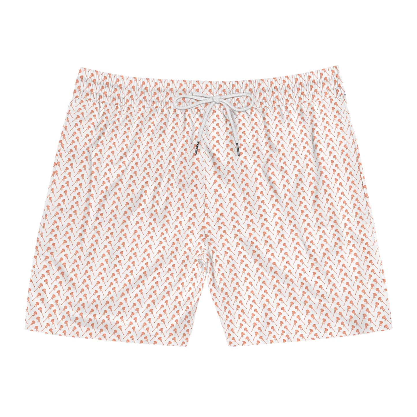 Men's LAX Swim Shorts - Stylish Beachwear, Summer Swim Trunks, Lacrosse Gifts, Perfect for Vacations, Trendy Swimwear