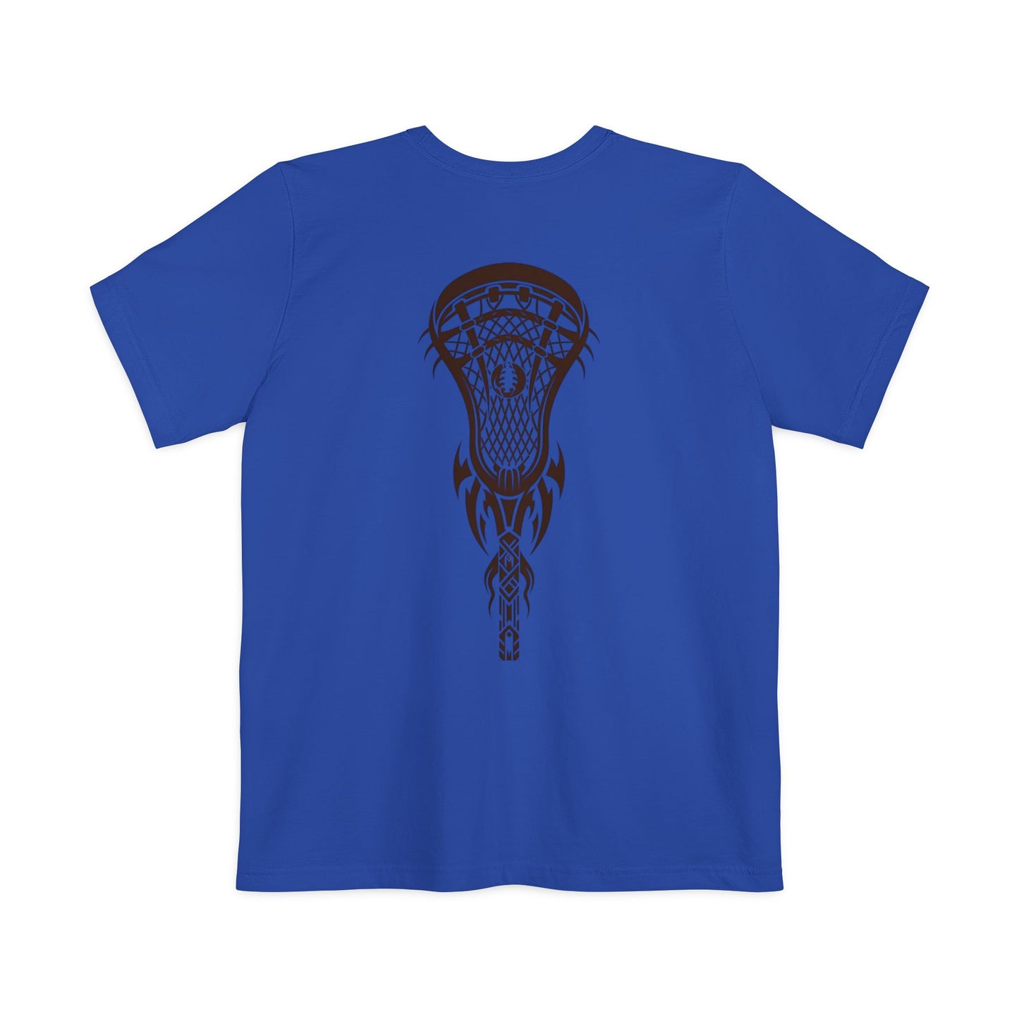 Lacrosse Back Graphic Pocket T-Shirt — Fun Team-Style Design