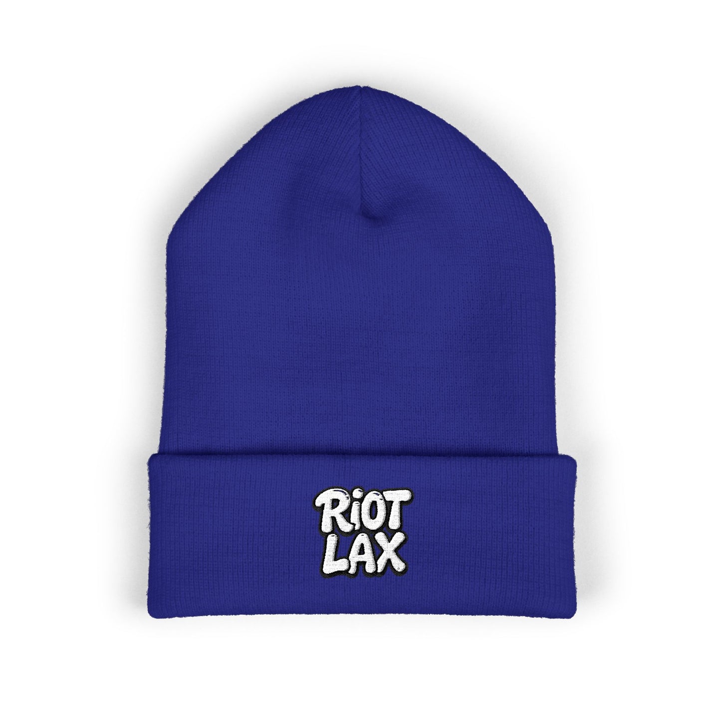 Beanie Hat Embroidered with RIOT LAX