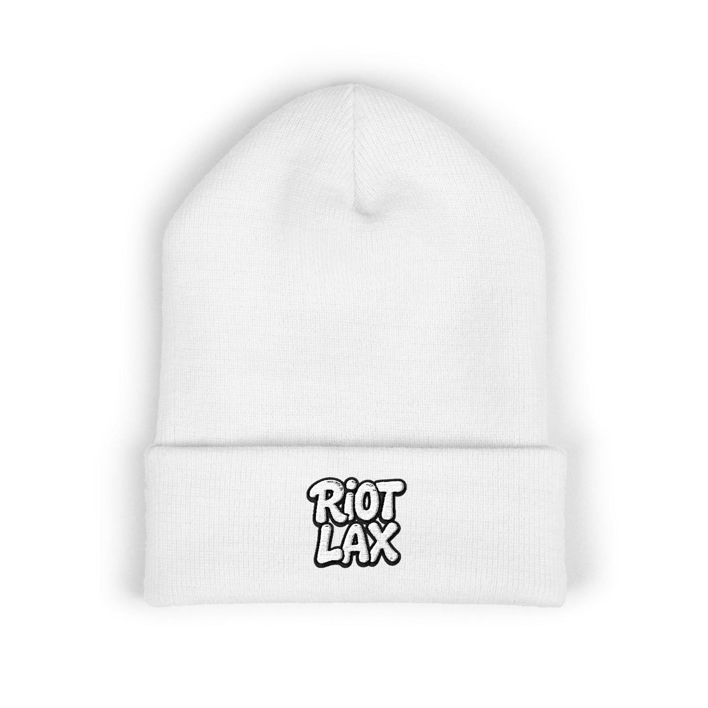 Beanie Hat Embroidered with RIOT LAX