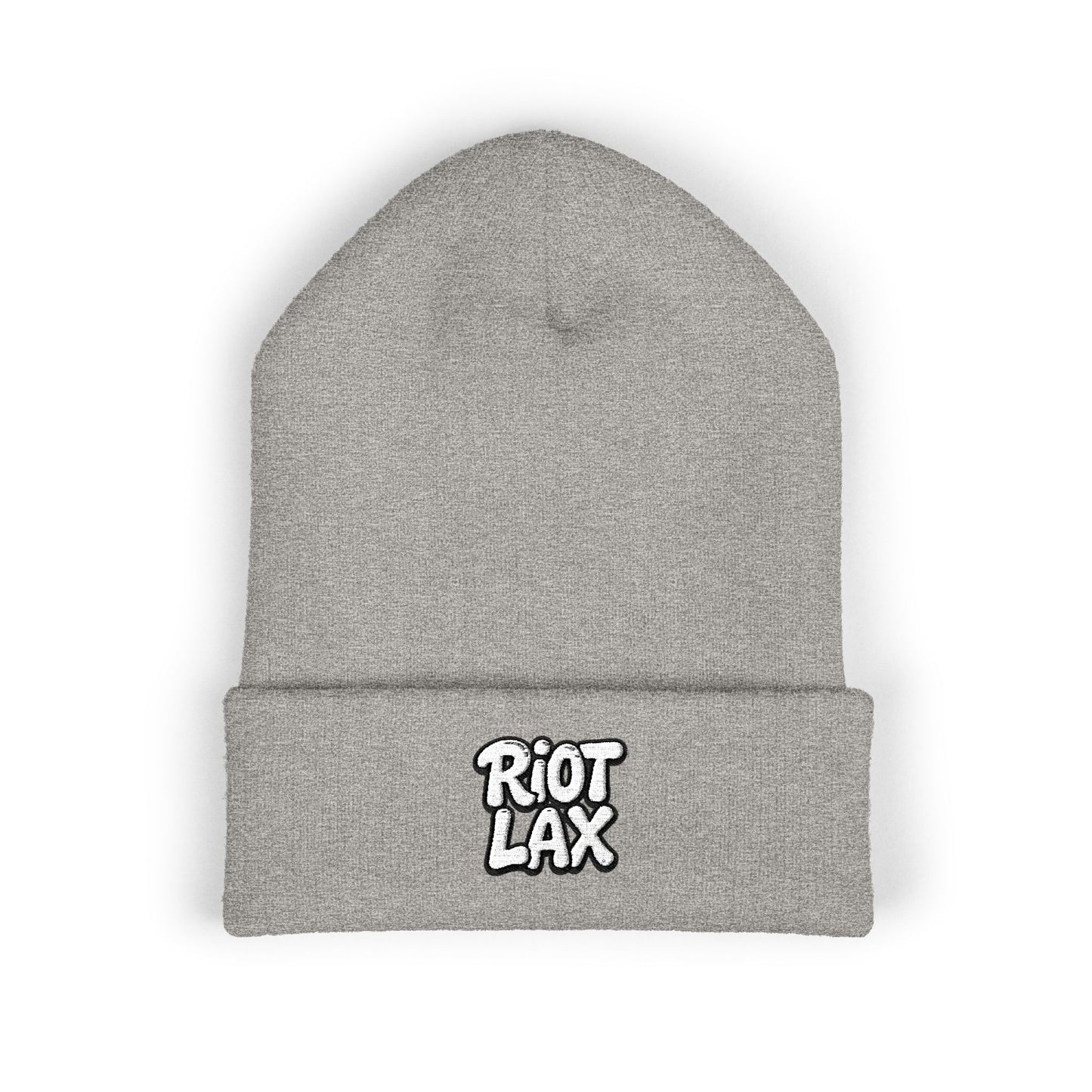 Beanie Hat Embroidered with RIOT LAX